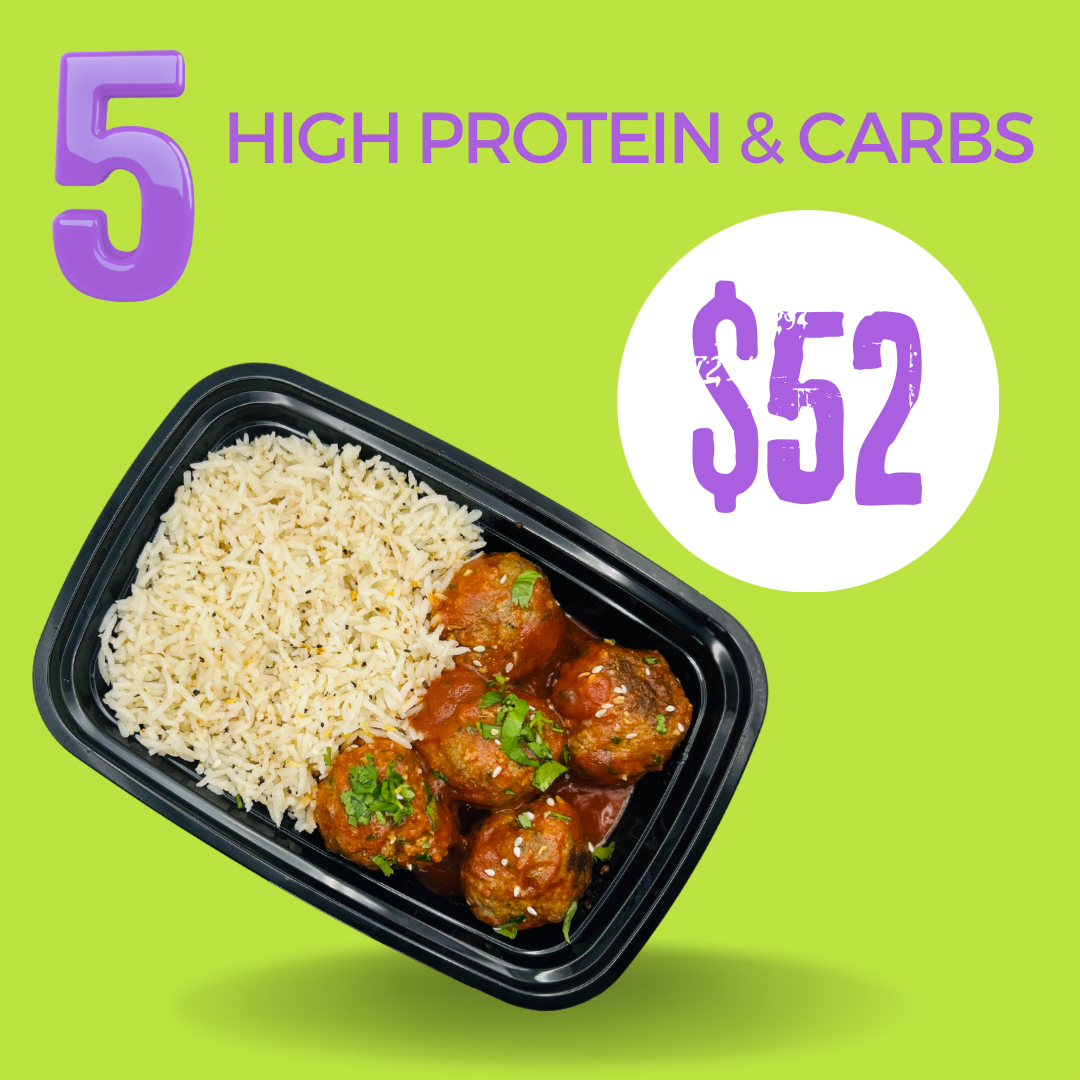 HIGH PROTEIN & CARBS